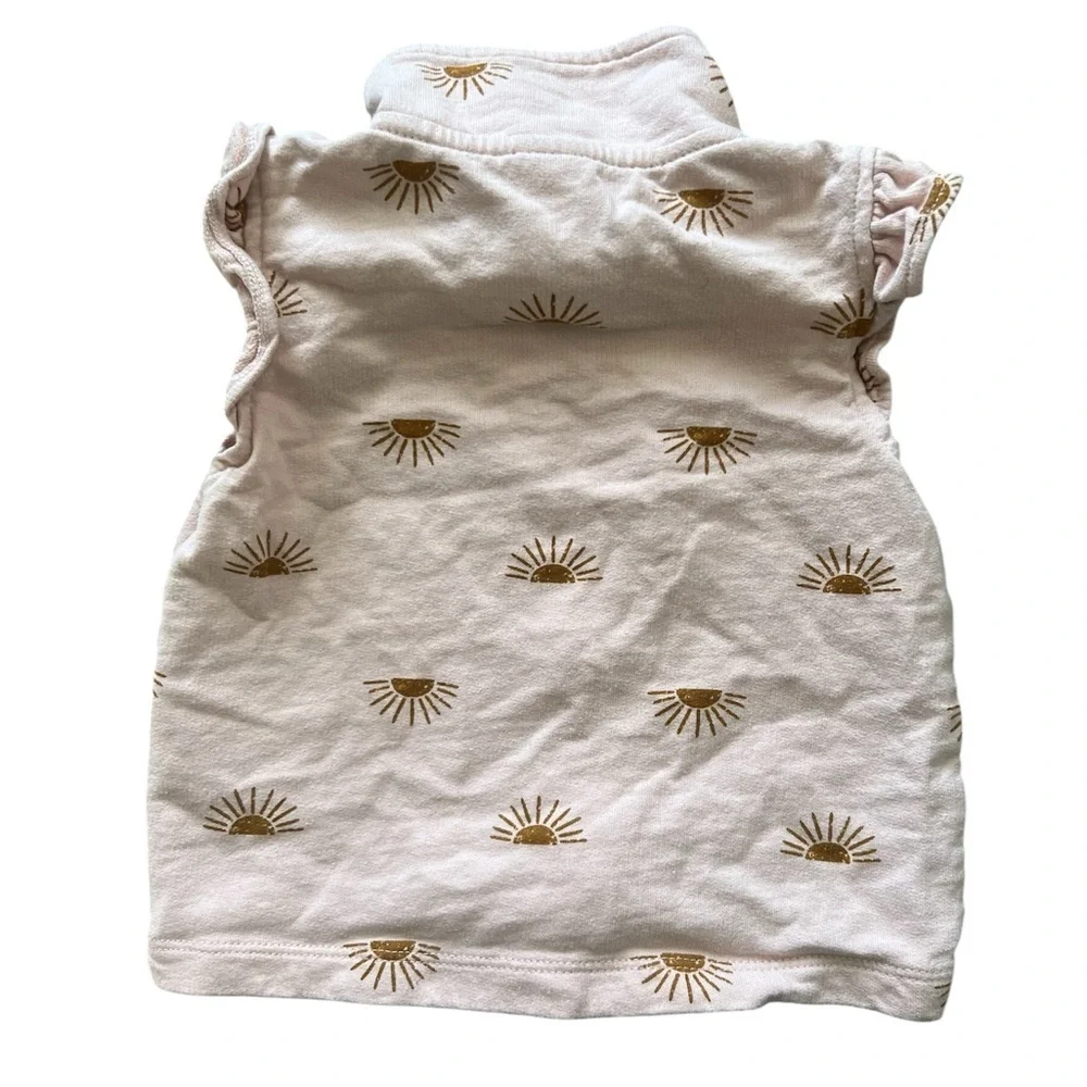 Carter’s Girls Pink Flutter Sleeve Vest | 18M